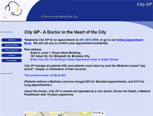 Tablet Screenshot of citygp.com.au